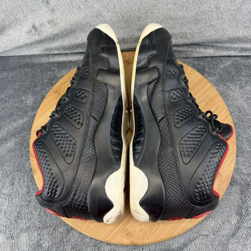 Jordan Air Jordan 9 Retro Low Shoes Mens Size 10 Black Red 832822-001 No Insoles